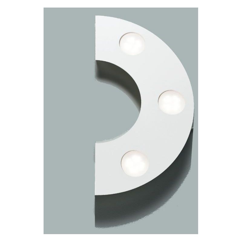 UFO APPLIQUE PLAFONIERA IN METALLO BIANCO O SABBIA CON LAMPADINE GX53 LED COMPONIBILE Illuminando - Cristalensi Shop Online