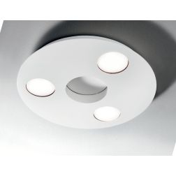 UFO PLAFONIERA DIAMETRO 36 CM BIANCA O SABBIA CON LAMPADINE LED SOSTITUIBILI Illuminando - Cristalensi Shop Online