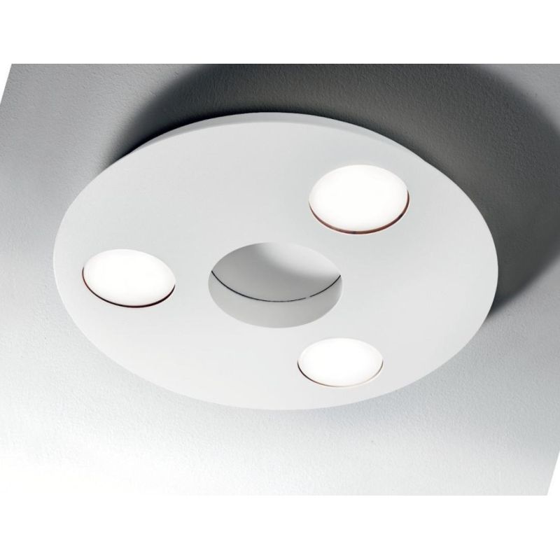 UFO PLAFONIERA DIAMETRO 36 CM BIANCA O SABBIA CON LAMPADINE LED SOSTITUIBILI Illuminando - Cristalensi Shop Online