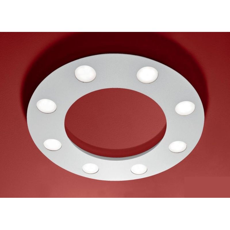 UFO PLAFONIERA DIAMETRO 70 CM BIANCA O SABBIA CON LAMPADINE LED SOSTITUIBILI Illuminando - Cristalensi Shop Online