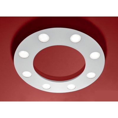 UFO PLAFONIERA DIAMETRO 70 CM BIANCA O SABBIA CON LAMPADINE LED SOSTITUIBILI Illuminando - Cristalensi Shop Online