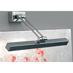 VEGA 2 LAMPADA DA SPECCHIO QUADRO IN METALLO CROMATO Illuminando - Cristalensi Shop Online 2