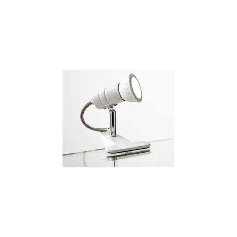 ZELIG PINZA BIANCO,NERO O CROMO FARETTO DIREZIONABILE CON LAMPADINA LED 7W INCLUSA Illuminando - Cristalensi Shop Online