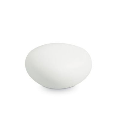SASSO LUMINOSO PER ARREDO GIARDINO IP44 DIAMETRO 25 CM BIANCO OPACO MODERNO CRISTALENSI - Cristalensi Shop Online