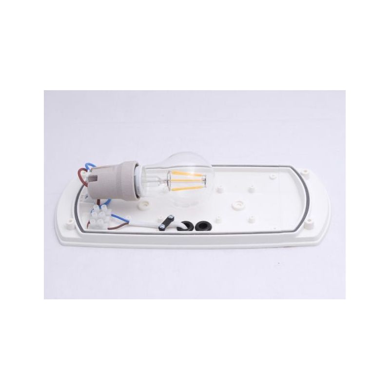 APPLIQUE PER ESTERNO FRANCY IP66 DISPONIBILE IN 3 COLORI LUCE SOPRA SOTTO DARK LIGHT - Cristalensi Shop Online