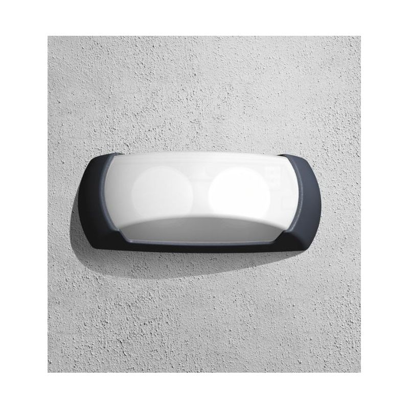 APPLIQUE PER ESTERNO FRANCY IP66 IN TRE COLORI LUCE DIFFUSA MODERNO DARK LIGHT - Cristalensi Shop Online