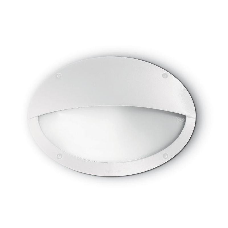 APPLIQUE CON PALPEBRA PER ESTERNO IN RESINA IP66 BIANCO,GRIGIO O NERO LUCE VERSO IL BASSO DARK LIGHT - Cristalensi Shop Online