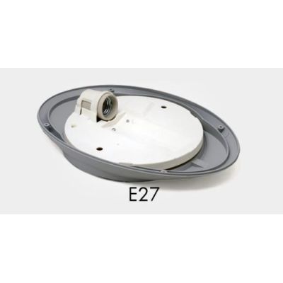 APPLIQUE CON PALPEBRA PER ESTERNO IN RESINA IP66 BIANCO,GRIGIO O NERO LUCE VERSO IL BASSO DARK LIGHT - Cristalensi Shop Online