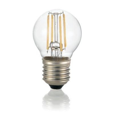 LAMPADINA LED E27 SFERA PICCOLA TRASPARENTE 4W 3000K E 4000K ECONOMICA CRISTALENSI - Cristalensi Shop Online