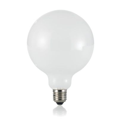 LAMPADINA GLOBO LED FILAMENTO DIAMETRO 125MM BIANCO LATTE 8W 3000K e 4000K 720 LUMEN CRISTALENSI - Cristalensi Shop Online