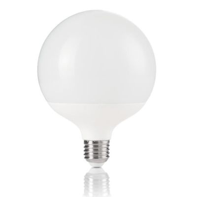 LAMPADA GLOBO DIAMETRO 12 CM LED 18W LUCE 3000K O 4000K IN PLASTICA ECONOMICA CRISTALENSI - Cristalensi Shop Online