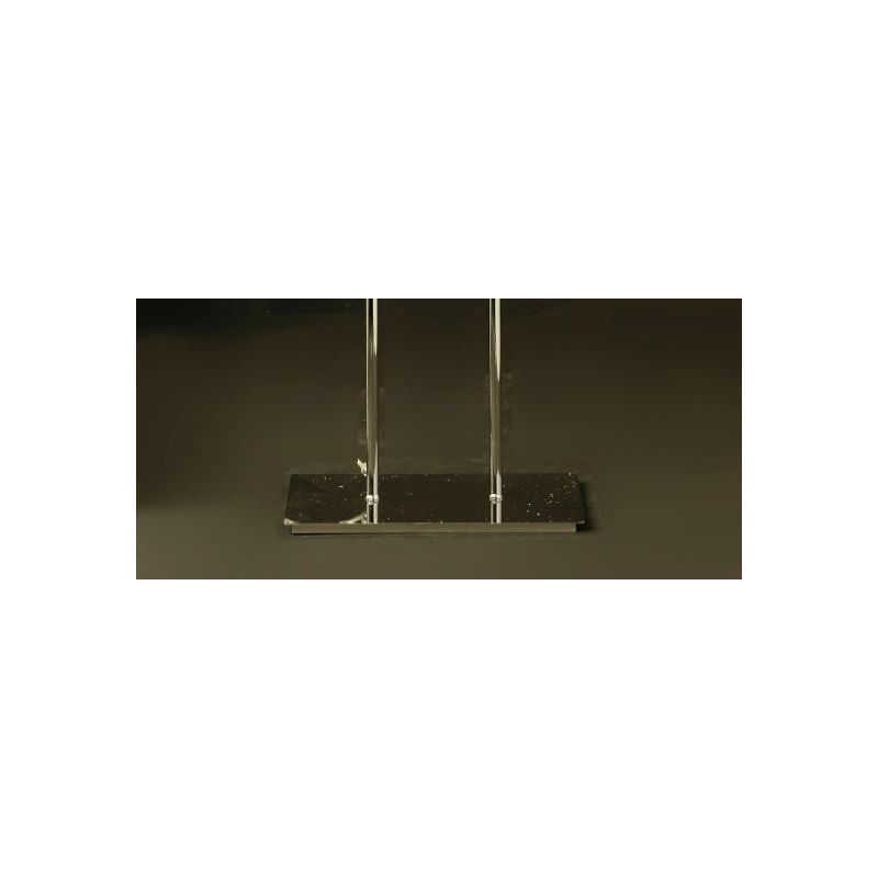 LIU PIANTANA DI FORMA RETTANGOLARE CON CRISTALLI DI FORMA QUADRATA CRISTALENSI OTTONE - Cristalensi Shop Online