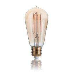 LAMPADINA VINTAGE ATTACCO E27 A FORMA DI PERA LED FILAMENTO 4W 300 LUMEMN CRISTALENSI - Cristalensi Shop Online