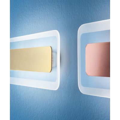ANTILLE LINEA LIGHT APPLIQUE PICCOLO 14W LED TRE COLORI CROMO RAME E ORO Linea Light - Cristalensi Shop Online