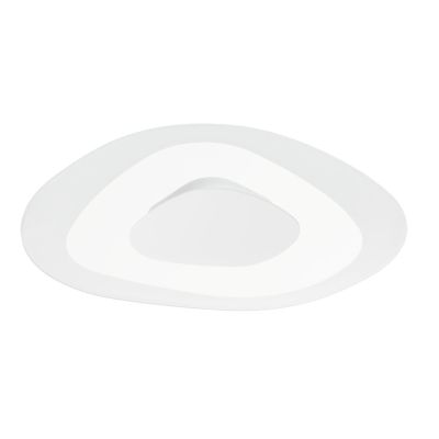 ANTIGUA PLAFONIERA APPLIQUE DIAMETRO 40,5 A LED 19W LUCE DIFFUSA BIANCO E VETRO TRASPARENTE Linea Light - Cristalensi Shop Onlin