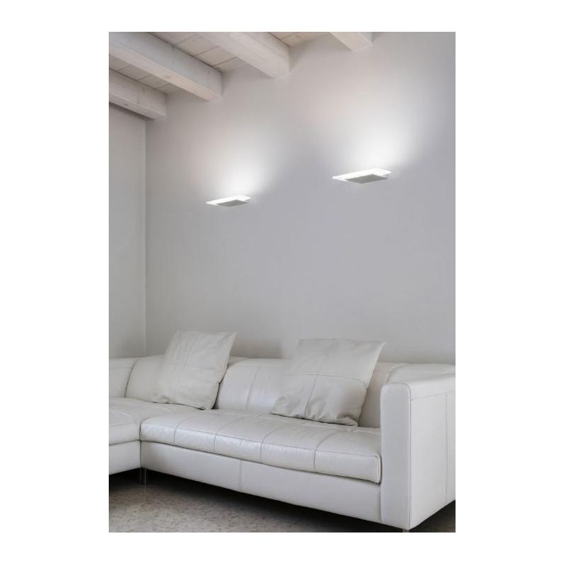 DUBLIGHT W APPLIQUE DI LINEA LIGHT LARGHEZZA 48 CM 27W LED 3360 LUMEN 3000K LUCE CALDA Linea Light - Cristalensi Shop Online