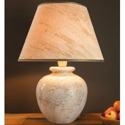 LAMPADA DA TAVOLO IN CERAMICA DECORATA A MANO CON PARALUME MADE IN ITALY DELLA IMAS IMAS - Cristalensi Shop Online 2