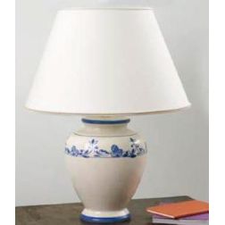 LAMPADA DA TAVOLO IN TERRACOTTA DECORATA A MANO CON PARALUME PRODOTTA IN ITALIA DALLA IMAS IMAS - Cristalensi Shop Online 2