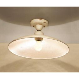 PLAFONIERA D44 IN TERRACOTTA DECORATA A MANO PRODOTTA IN ITALIA DALLA IMAS IMAS - Cristalensi Shop Online 2