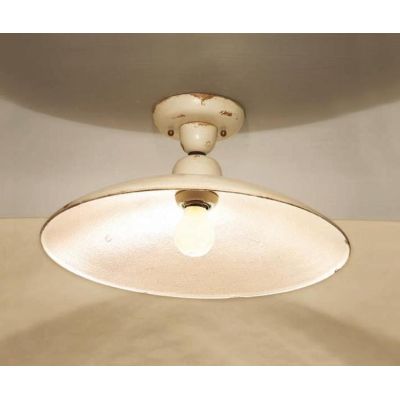 PLAFONIERA D44 IN TERRACOTTA DECORATA A MANO PRODOTTA IN ITALIA DALLA IMAS IMAS - Cristalensi Shop Online