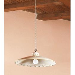 SOSPENSIONE IN TERRACOTTA DECORATA A MANO PRODOTTA IN ITALIA DALLA IMAS IMAS - Cristalensi Shop Online 2