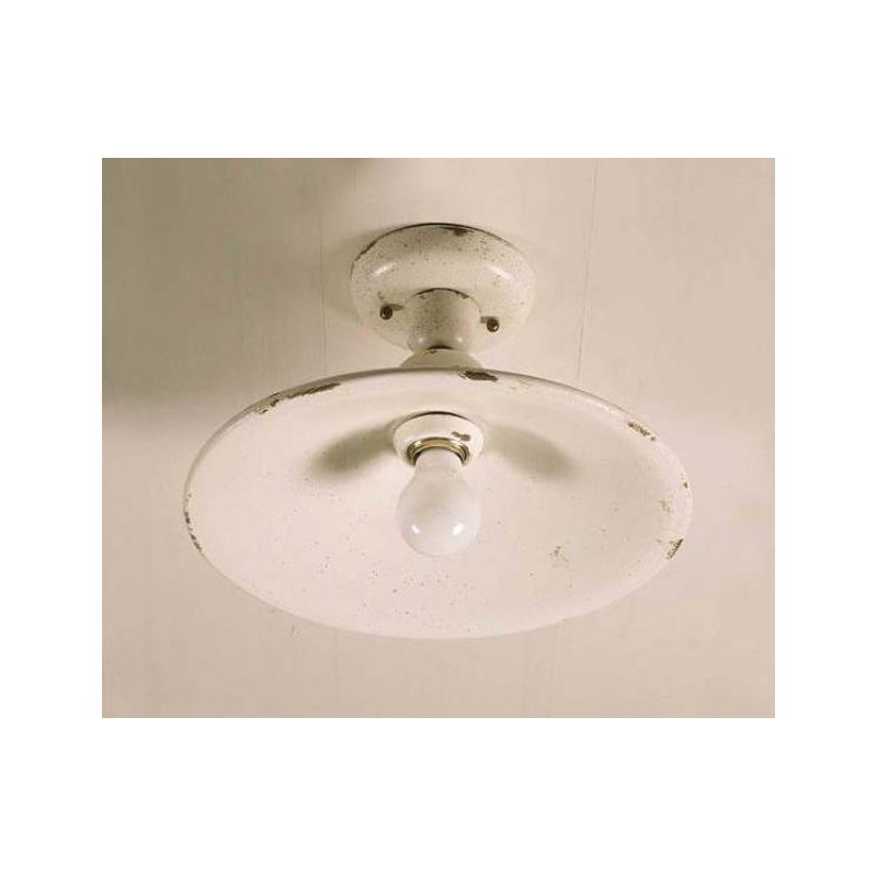 PLAFONIERA D32 IN TERRACOTTA DECORATA A MANO PRODOTTA IN ITALIA DALLA IMAS IMAS - Cristalensi Shop Online