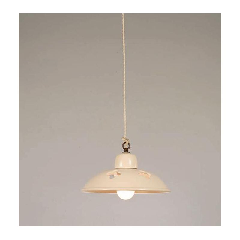 SOSPENSIONE IN TERRACOTTA INTAGLIATA STILE RUSTICO MADE IN ITALY DELLA IMAS IMAS - Cristalensi Shop Online