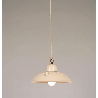 SOSPENSIONE IN TERRACOTTA INTAGLIATA STILE RUSTICO MADE IN ITALY DELLA IMAS IMAS - Cristalensi Shop Online