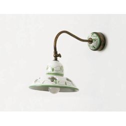 LAMPADA DA PARETE IN TERRACOTTA INTAGLIATA STILE COUNTRY MADE IN ITALY DELLA IMAS IMAS - Cristalensi Shop Online 2