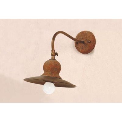 APPLIQUE IN OTTONE E CERAMICA DECORATA A MANO IN STILE RUSTICO PRODOTTO IN ITALIA DALLA IMAS IMAS - Cristalensi Shop Online