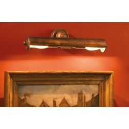 SPOT IN STILE RUSTICO SOPRA SPECCHIO O QUADRO IN OTTONE INVECCHIATO DELLA IMAS IMAS - Cristalensi Shop Online 2