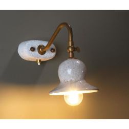 APPLIQUE CON SNODO RUSTICO IN TERRACOTTA E OTTONE INVECCHIATO DELLA IMAS IMAS - Cristalensi Shop Online 2