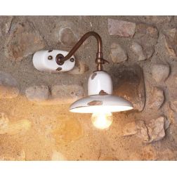 APPLIQUE IN TERRACOTTA DECORATA A MANO E OTTONE INVECCHIATO PRODOTTA IN ITALIA IMAS - Cristalensi Shop Online 2