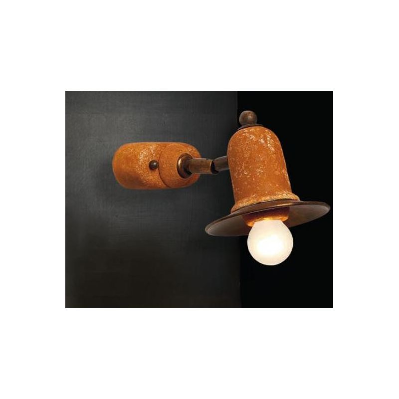 SPOT IN TERRACOTTA E OTTONE CON SNODO PRODOTTO IN ITALIA DELLA IMAS IMAS - Cristalensi Shop Online