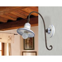 APPLIQUE IN TERRACOTTA DECORATA A MANO CON SNODO MADE IN ITALY DELLA IMAS IMAS - Cristalensi Shop Online 2