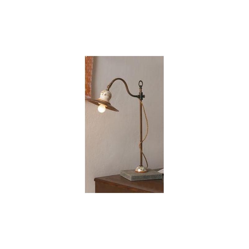 LAMPADA DA TAVOLO IN OTTONE IMAS - Cristalensi Shop Online