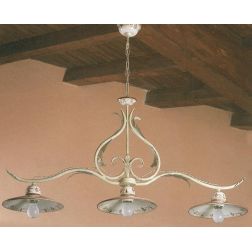 BILANCIERE A 3 LUCI IN TERRACOTTA DECORATA A MANO DELLA IMAS MADE IN ITALY IMAS - Cristalensi Shop Online 2