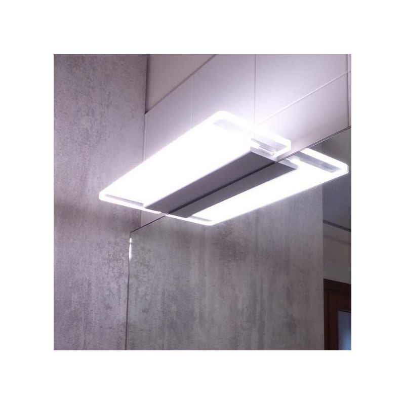 SKINNY APPLIQUE PICCOLO DI LINEA LIGHT BIANCO O ALLUMINIO 14W LUCE DIFFUSA IP44 MODERNO Linea Light - Cristalensi Shop Online