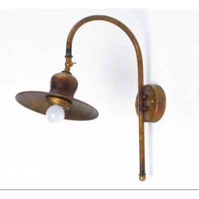 APPLIQUE CON PIATTO D20 IN OTTONE INVECCHIATO MADE IN ITALY DELLA IMAS IMAS - Cristalensi Shop Online