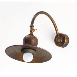 APPLIQUE IN OTTONE INVECCHIATO PIATTO D20 CON SNODO MADE IN ITALY DELLA IMAS IMAS - Cristalensi Shop Online 2