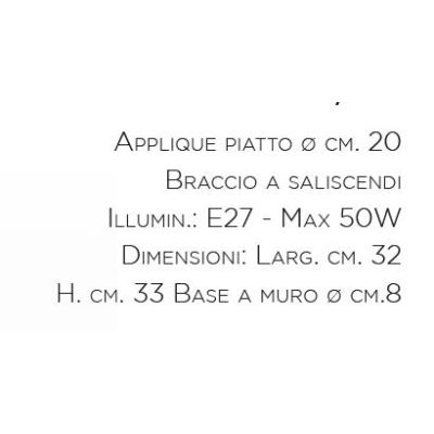 APPLIQUE OTTONE INVECCHIATO IMAS - Cristalensi Shop Online