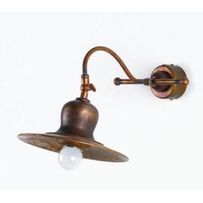 APPLIQUE RUSTICA CON SNODO IN OTTONE INVECCHIATO MADE IN ITALY DELLA IMAS IMAS - Cristalensi Shop Online