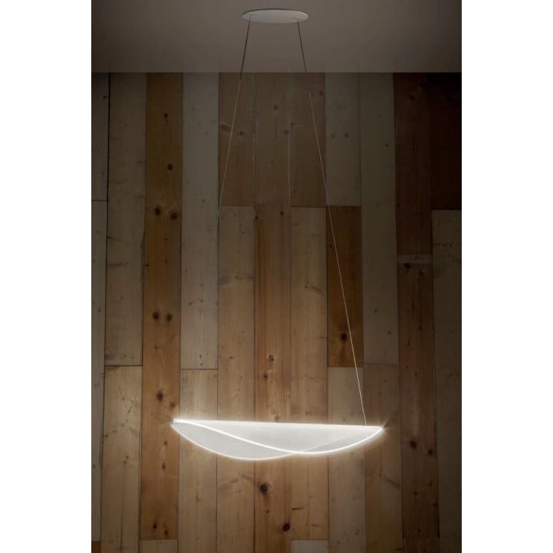 DIPHY GRANDE LAMPADARIO SOSPENSIONE LED 40W 3000K ULTRAMODERNO LINEA LIGHT STILNOVO MA&DE - Cristalensi Shop Online