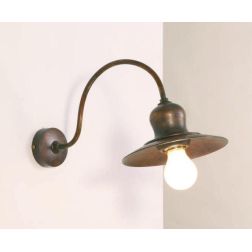 APPLIQUE RUSTICA IN OTTONE INVECCHIATO PIATTO D20 PRODOTTA IN ITALIA DALLA IMAS IMAS - Cristalensi Shop Online 2