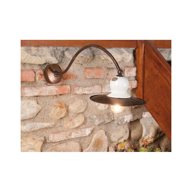 APPLIQUE IN OTTONE INVECCHIATO STILE RUSTICO MADE IN ITALY DELLA IMAS IMAS - Cristalensi Shop Online