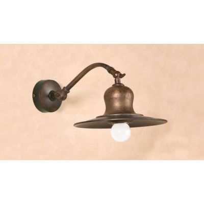 APPLIQUE IN OTTONE INVECCHIATO PIATTO CON SNODO MADE IN ITALY DELLA IMAS IMAS - Cristalensi Shop Online