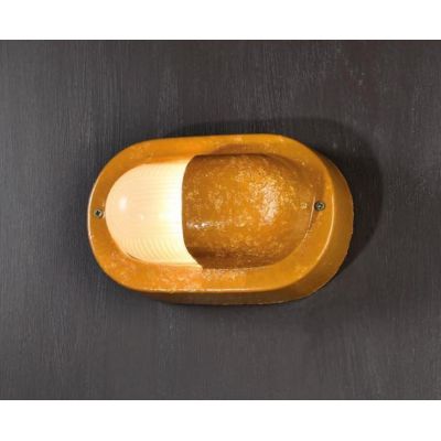 APPLIQUE DA ESTERNI IP44 IN TERRACOTTA DECORATA A MANO MADE IN ITALY DELLA IMAS IMAS - Cristalensi Shop Online