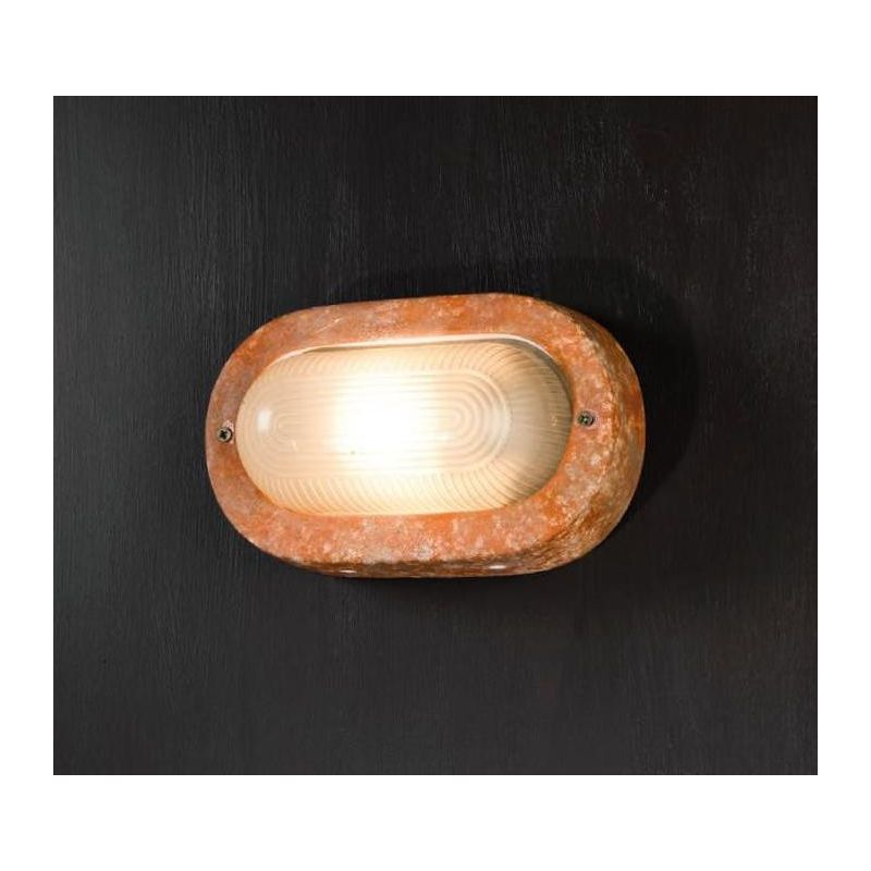 APPLIQUE DA ESTERNI IN TERRACOTTA DECORATA A MANO IP44 MADE IN ITALY DELLA IMAS IMAS - Cristalensi Shop Online