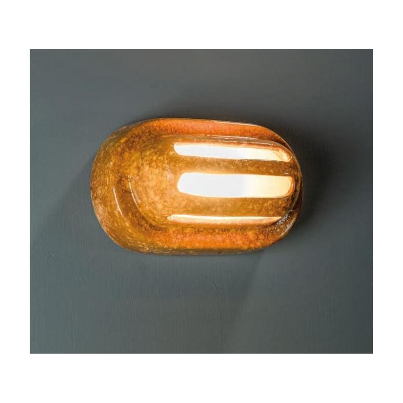 APPLIQUE IN TERRACOTTA DECORATA A MANO DA ESTERNO IP44 MADE IN ITALY DELLA IMAS IMAS - Cristalensi Shop Online