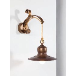 APPLIQUE RUSTICA IN OTTONE E FERRO BATTUTO PIATTO D20 MADE IN ITALY DELLA IMAS IMAS - Cristalensi Shop Online 2